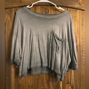 Women’s Gray Crop